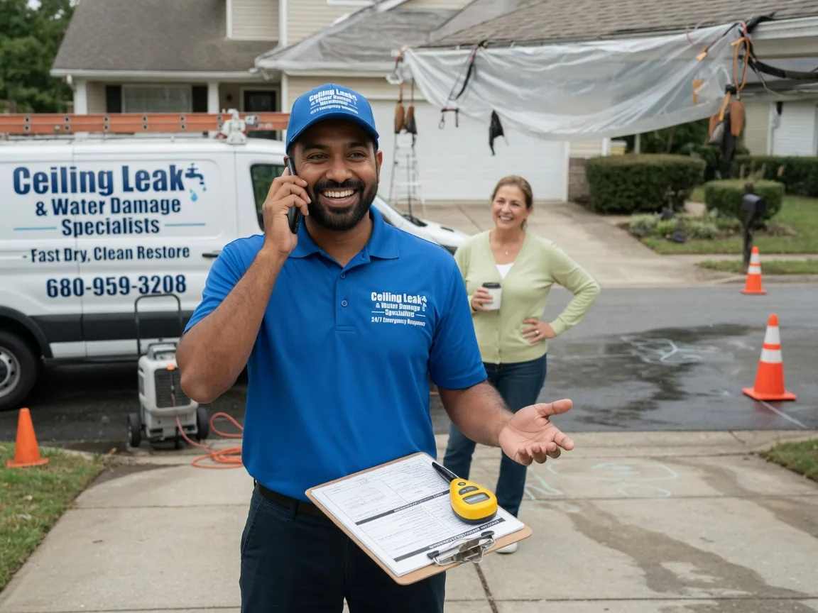 Ceiling Leak Cleanup Salem, NE FAQs